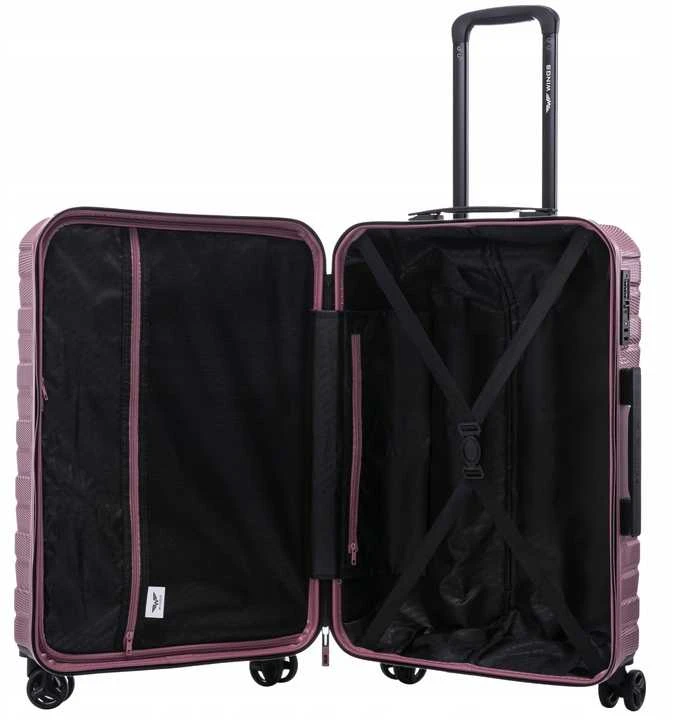 Kelioninis Didelis lagaminas Wings CRK01 juodas