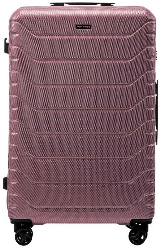 Kelioninis Didelis lagaminas Wings CRK01 rožinis