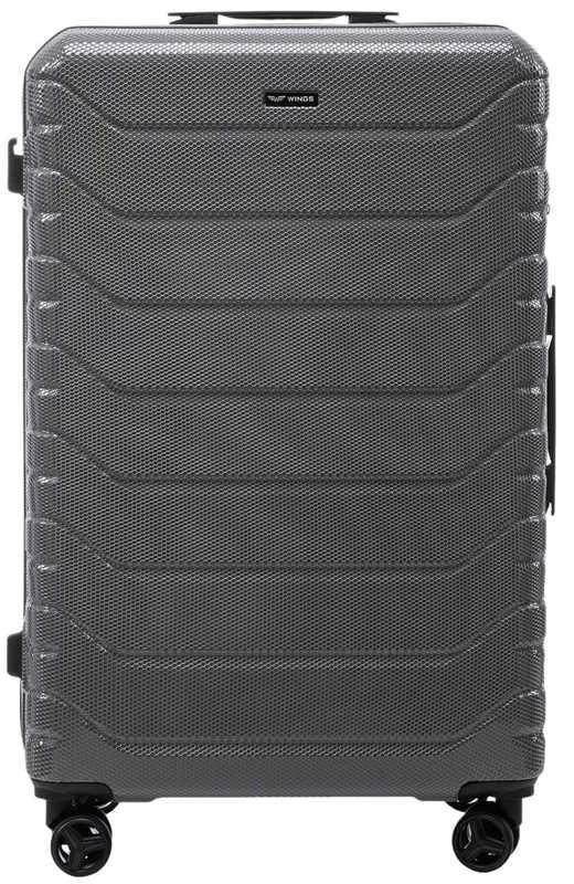 Kelioninis Didelis lagaminas Wings CRK01 pilkas