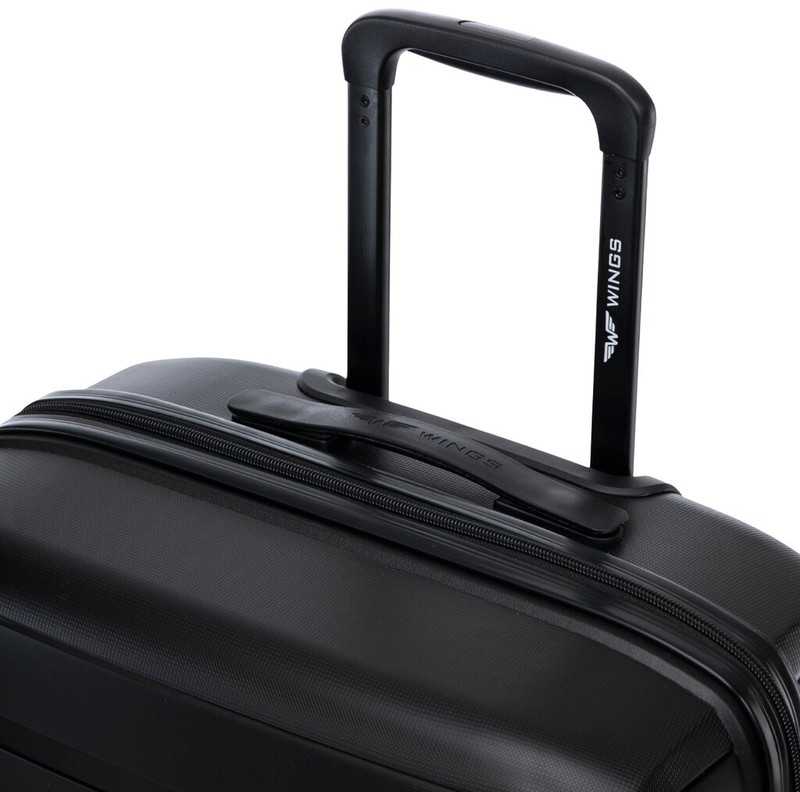 Kelioninis Lagaminas Wings L dydis HWF03 "šampaninis"