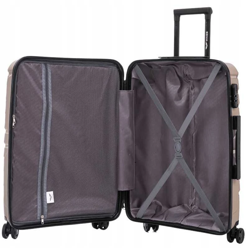 Kelioninis Lagaminas Wings S dydis PHX02 juodas