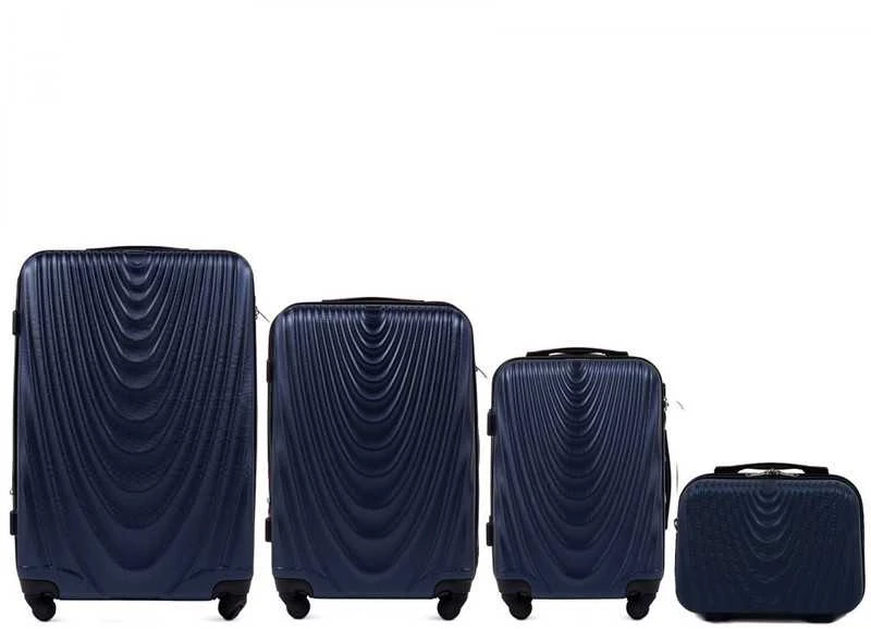 Kelioninis Mažas tamsiai mėlynas lagaminas Wings 304XS (rankiniam bagažui)