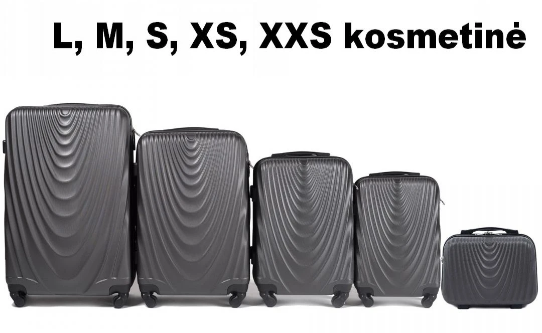 Kelioninis Nedidelis "Šampaninis" lagaminas Wings 304S (rankiniam bagažui)
