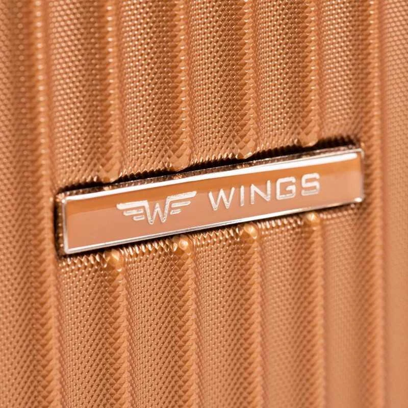 Kelioninis Vidutinio dydžio žalias (dark žalias) lagaminas Wings SWL01 M dydis