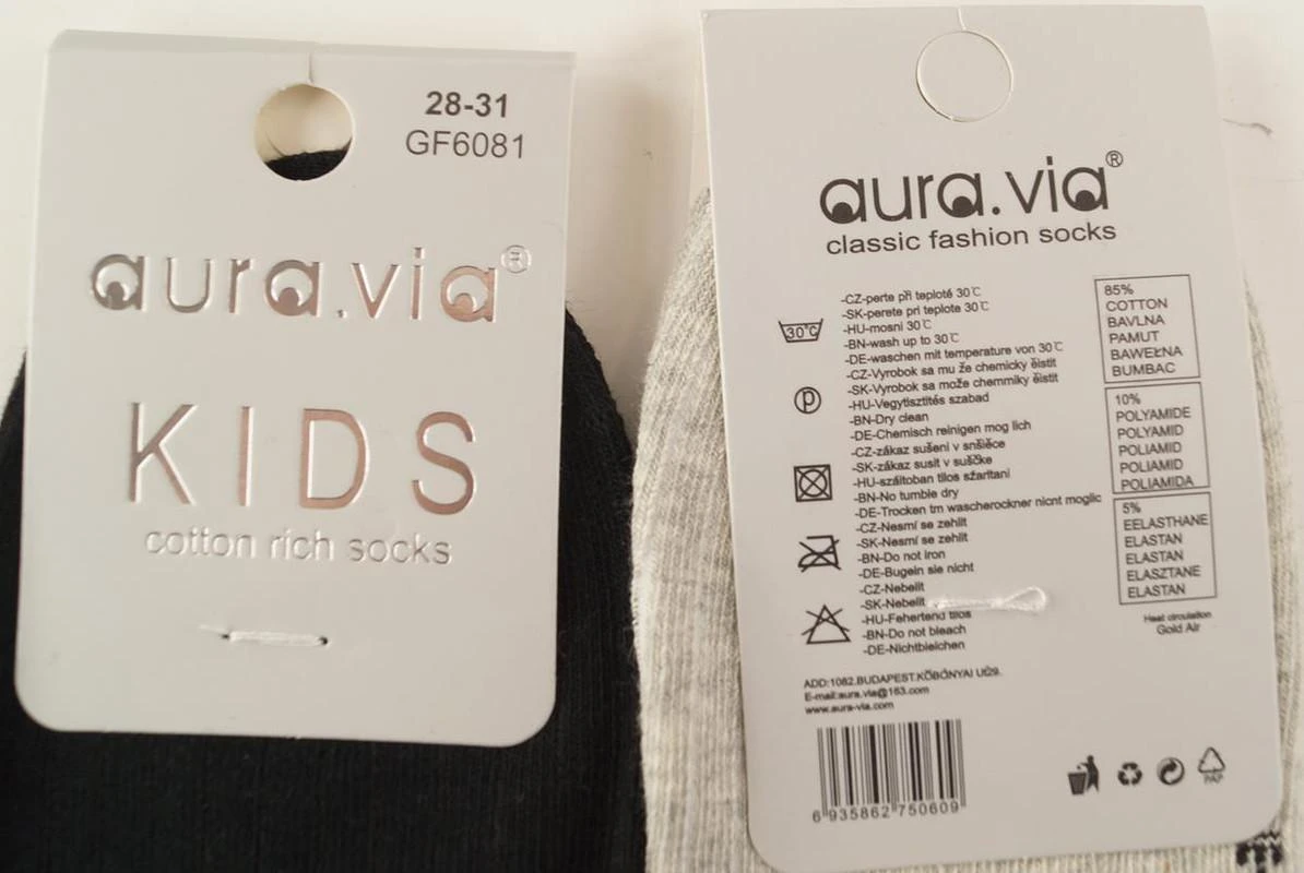 Kojinės Aura.via berniukams 6081 (5poros)
