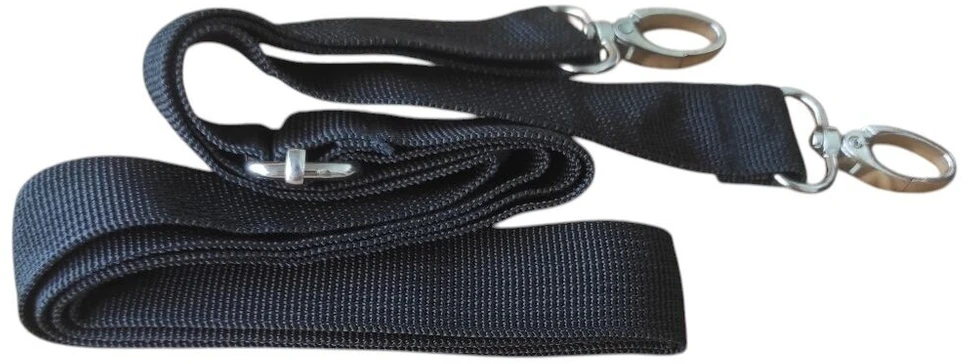 New Berry Nedidelė juoda pluoštinė vyriška rankinė per petį 1032