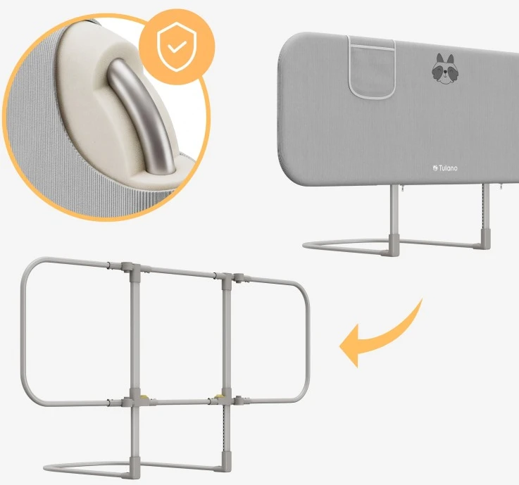 Bed guard rail Cover 50 Pilkas 120 cm
