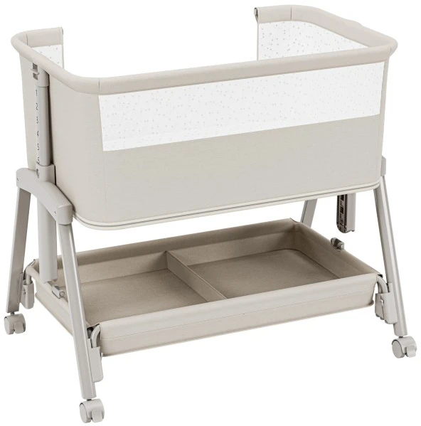 Bedside travel cot Dream 55 rusvai gelsvas
