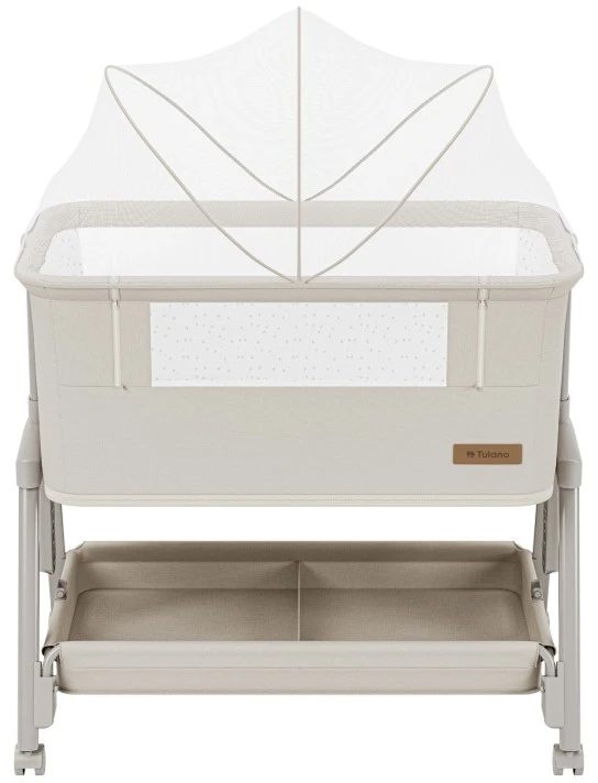 Bedside travel cot Dream 55 rusvai gelsvas