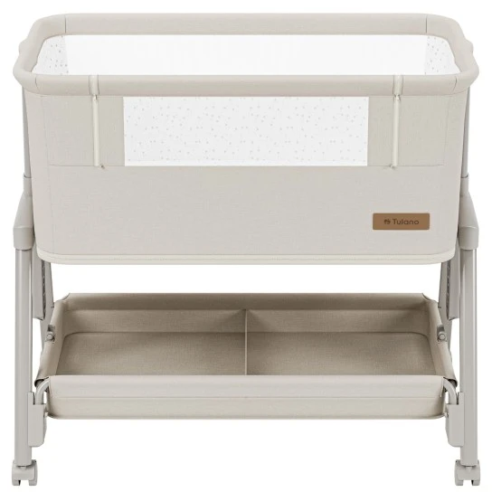 Bedside travel cot Dream 55 rusvai gelsvas