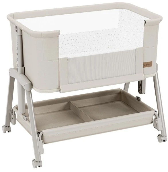 Bedside travel cot Dream 55 rusvai gelsvas