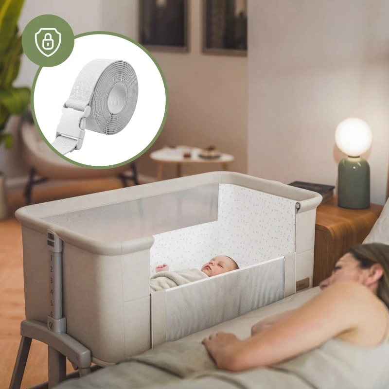Bedside travel cot Dream 55 rusvai gelsvas