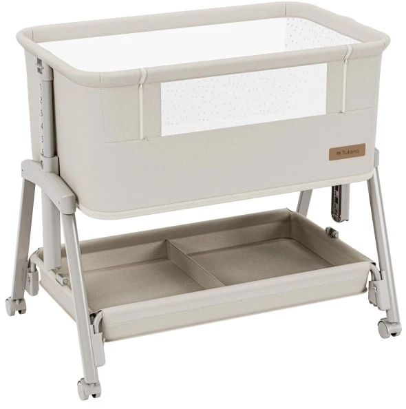 Bedside travel cot Dream 55 rusvai gelsvas