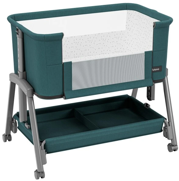 Bedside travel cot Dream 55 Žalias