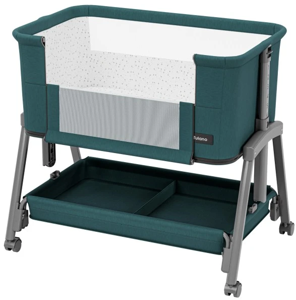 Bedside travel cot Dream 55 Žalias