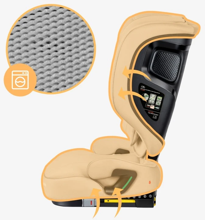 Car seat Joy 55 rusvai gelsvas I-Size