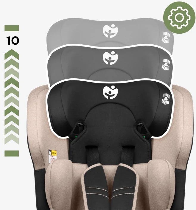Car seat Zooma 45 rusvai gelsvas