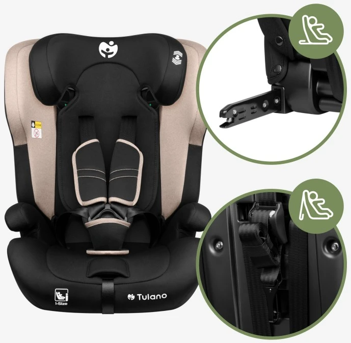 Car seat Zooma 45 rusvai gelsvas