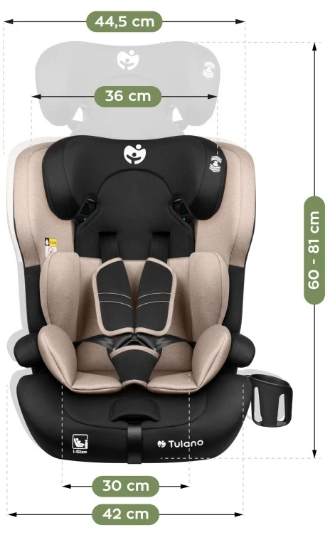 Car seat Zooma 45 rusvai gelsvas