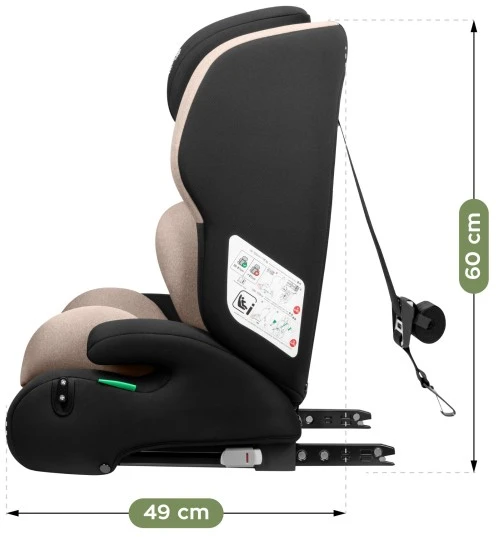 Car seat Zooma 45 rusvai gelsvas