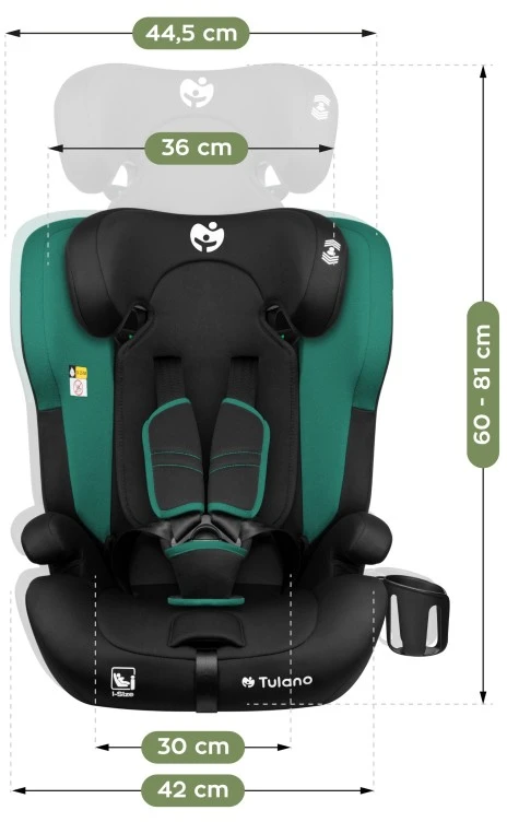 Car seat Zooma 45 Žalias