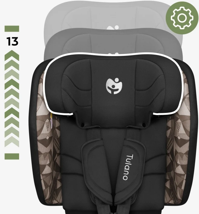 Car seat Zooma 55 Juodas-Taupe