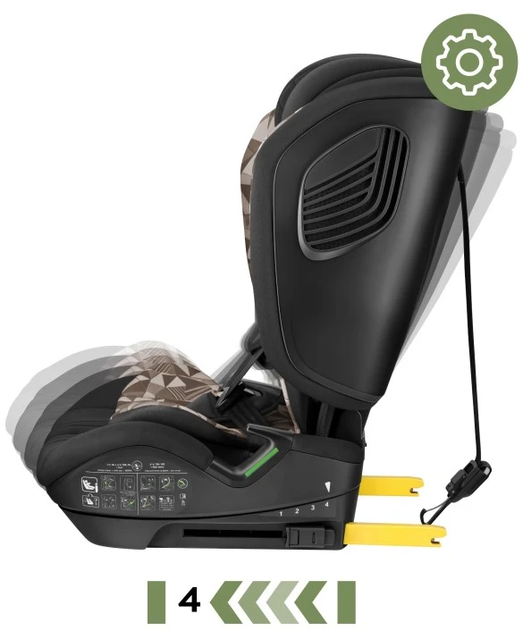Car seat Zooma 55 Juodas-Taupe