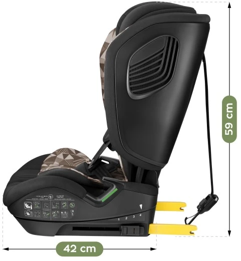 Car seat Zooma 55 Juodas-Taupe