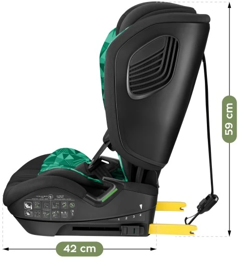 Car seat Zooma 55 Juodas-Žalias