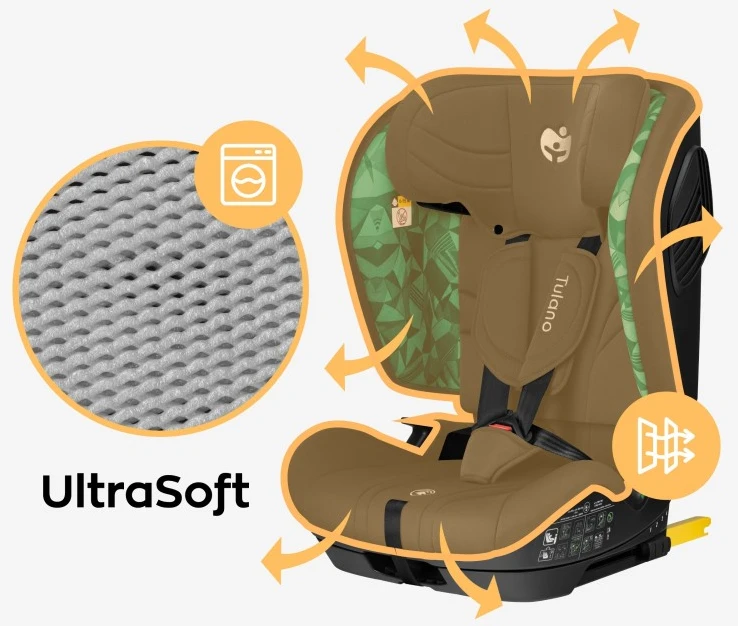 Car seat Zooma 55 Juodas-Žalias