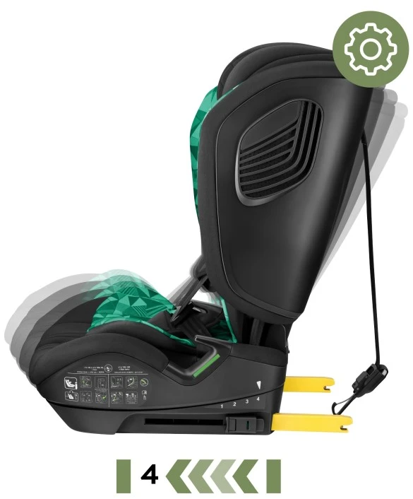 Car seat Zooma 55 Juodas-Žalias