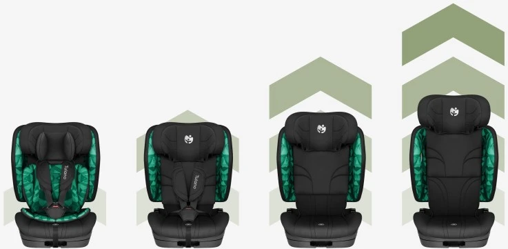 Car seat Zooma 55 Juodas-Žalias