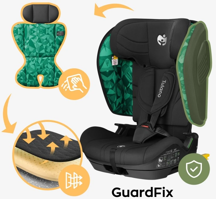 Car seat Zooma 55 Juodas-Žalias