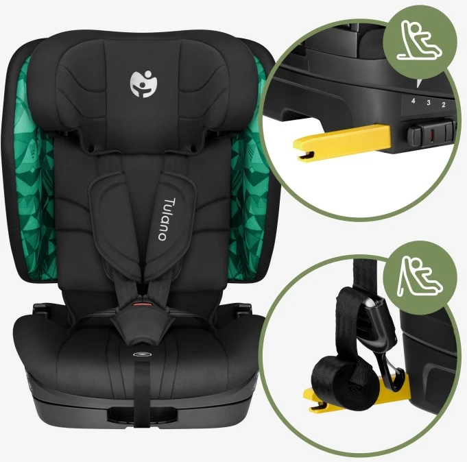 Car seat Zooma 55 Juodas-Žalias