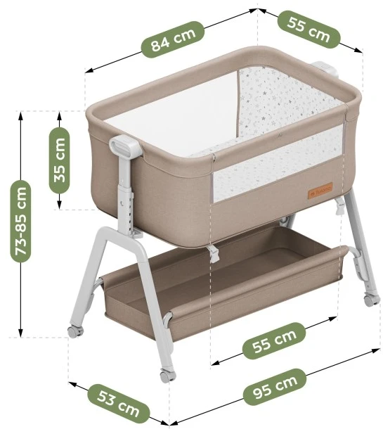 Cot Dream 50 Taupe