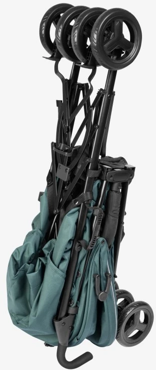 Tulano Pushchair Davos 35 Žalias-Juodas