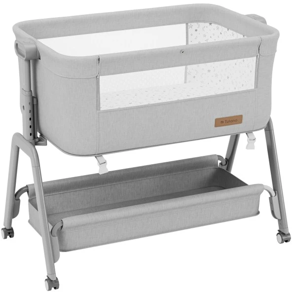 Tulano Bedside crib Dream 50 Lighte-Pilkas