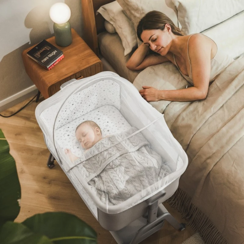 Tulano Bedside crib Dream 50 Lighte-Pilkas
