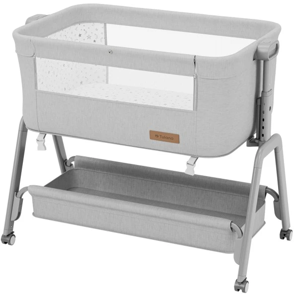 Tulano Bedside crib Dream 50 Lighte-Pilkas