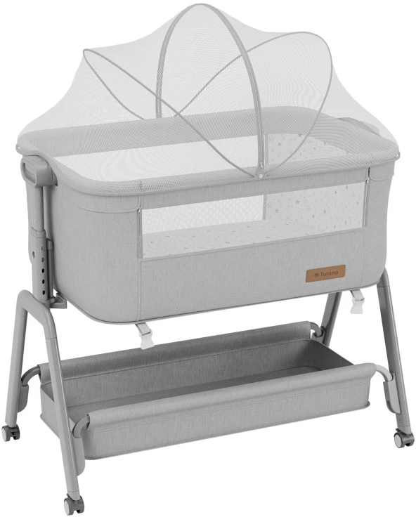 Tulano Bedside crib Dream 50 Lighte-Pilkas
