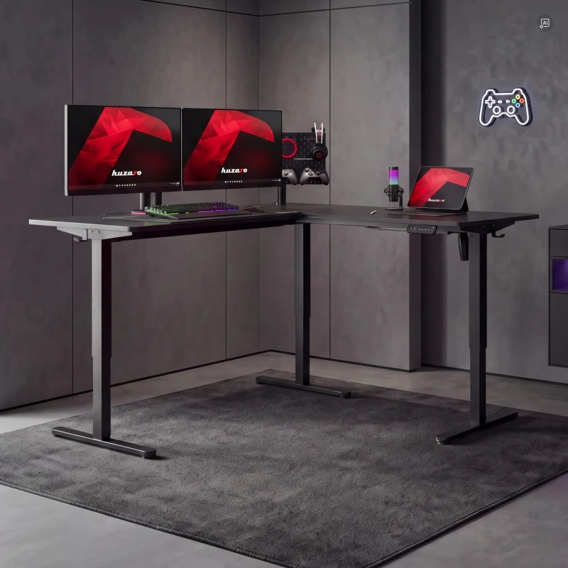 Electric desk Hero 9.3 Juodas
