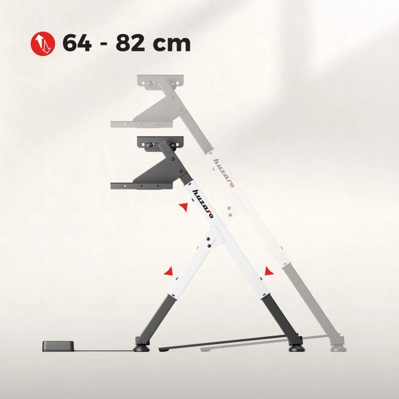 Folding sim racing frame Speed 2.5 Baltas