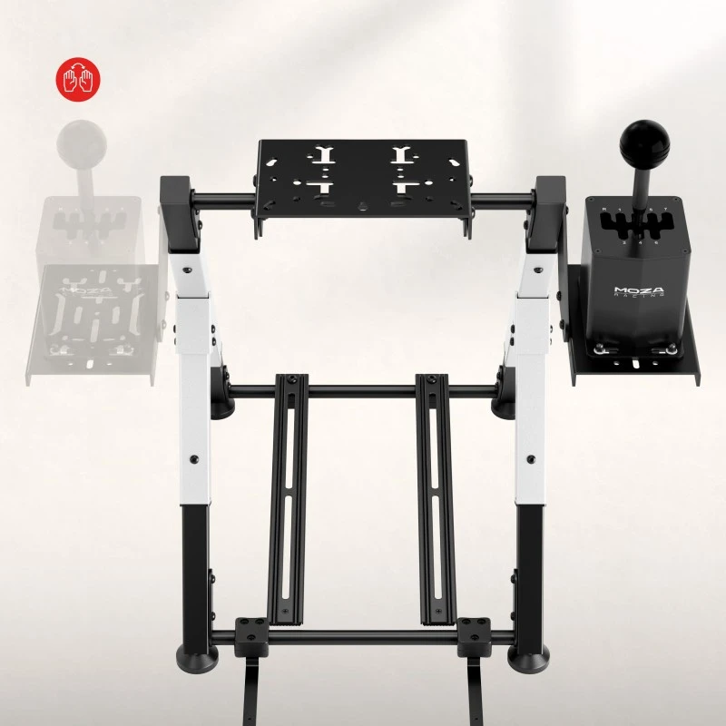 Folding sim racing frame Speed 2.5 Baltas