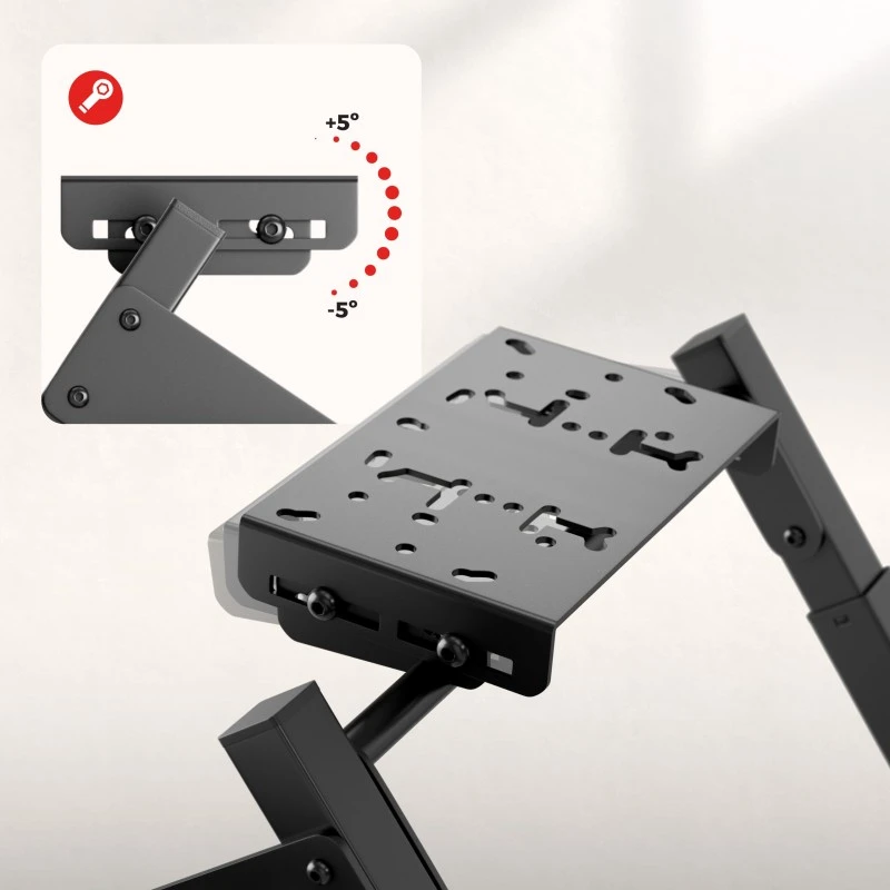 Folding sim racing frame Speed 2.5 Juodas