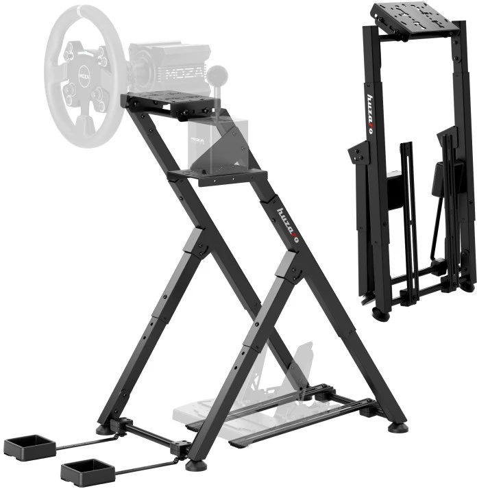 Folding sim racing frame Speed 2.5 Juodas