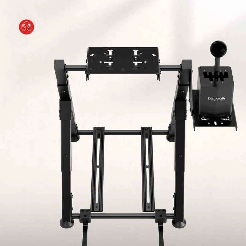 Folding sim racing frame Speed 2.5 Juodas