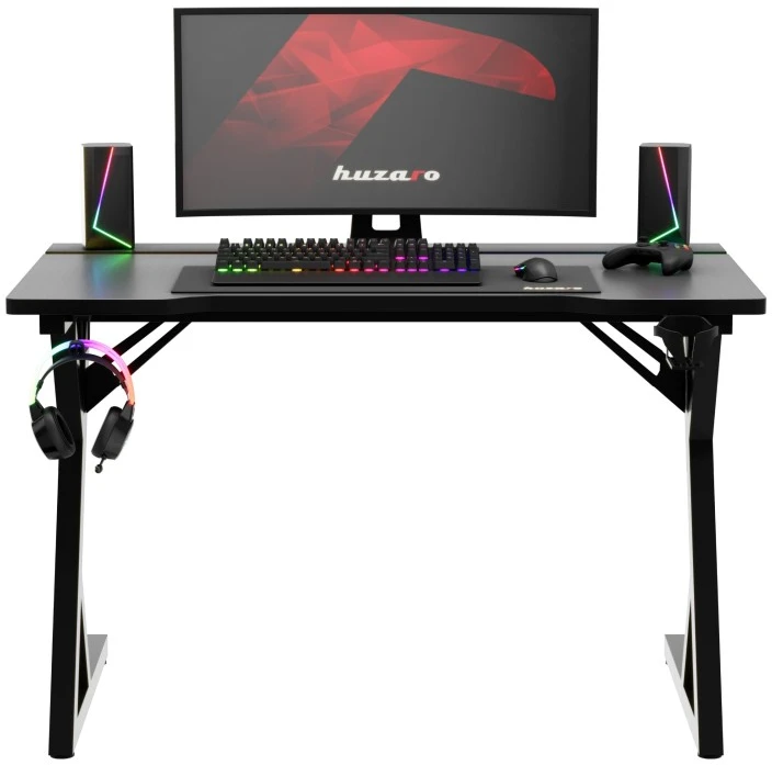 Gaming Desk Huzaro Hero 2.4 RGB Juodas