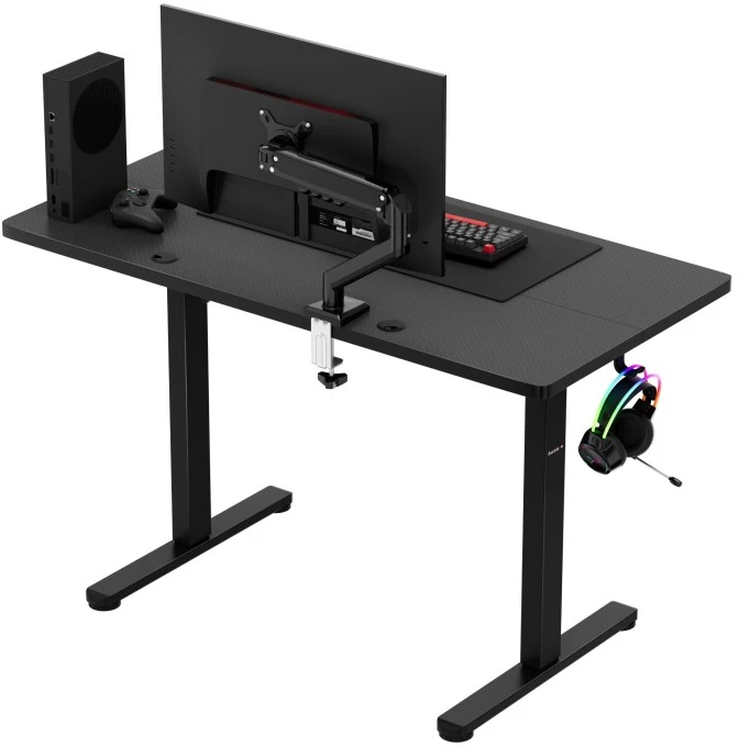 Electric gaming desk Hero 8.1 Juodas