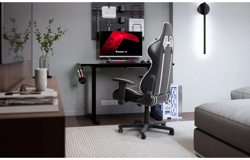 Electric gaming desk Hero 8.1 Juodas