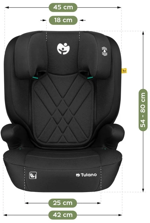 Tulano Automobilinė kėdutė Joy 45 juoda
